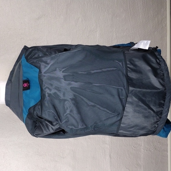 Little Donkey Andy Blue Hooded Long Sleeve Zip Velcro Front Windbreaker Jacket - Picture 14 of 16